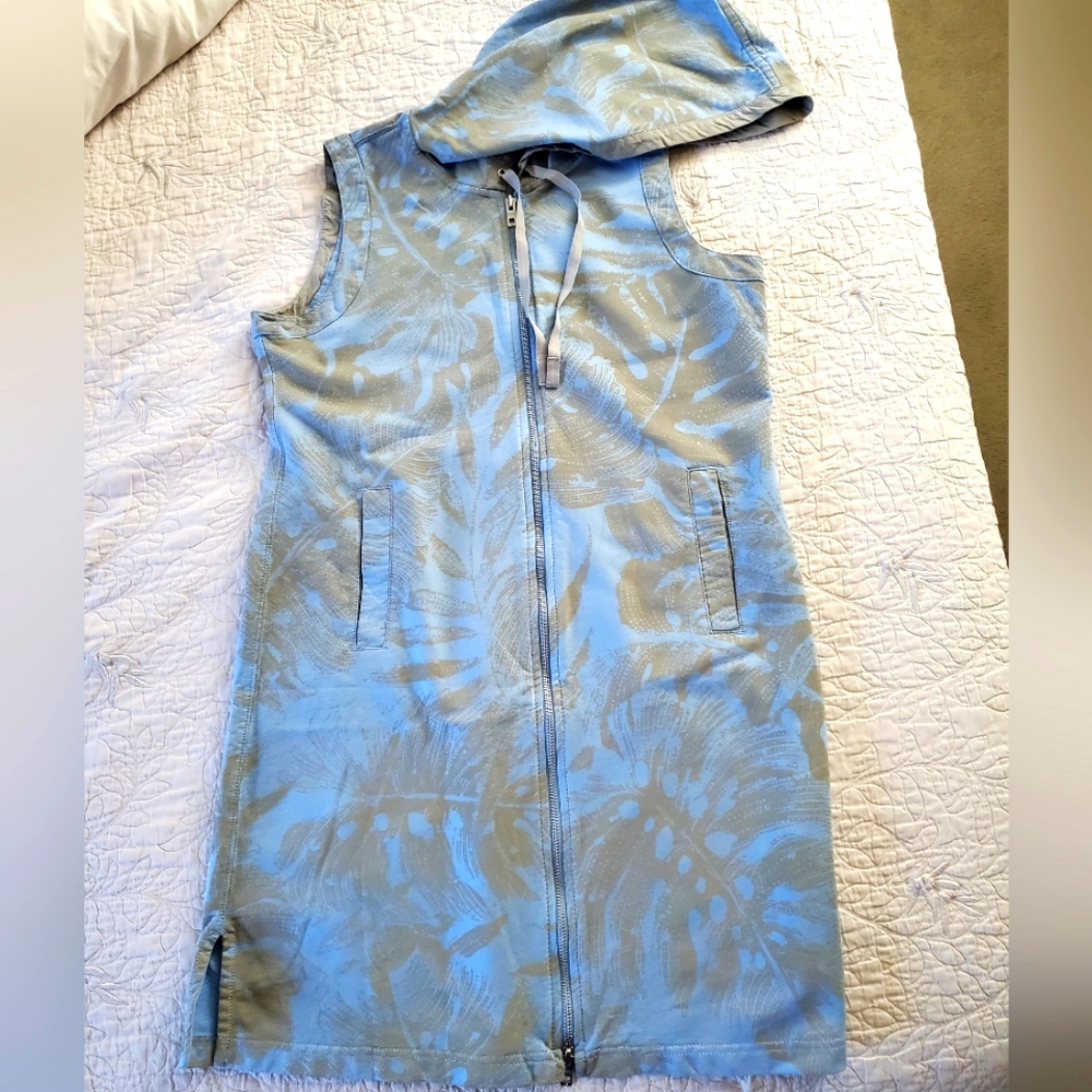 Nautical Beach Vintage Swimsuit Cover-up, Size Medium